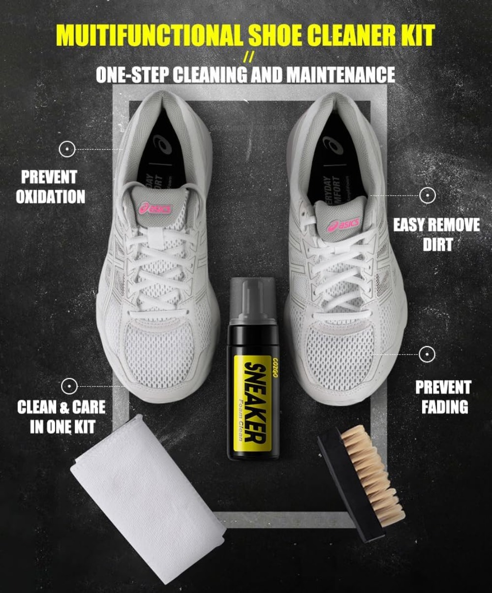 Shoe Cleaner Kit for Sneakers, - Shoe Brush 评论和价格