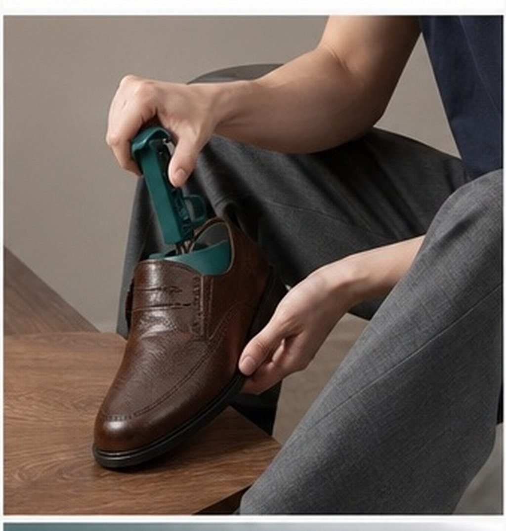 2 Pairs Men's Shoes Adjustable - Shoe Tree 评论和价格