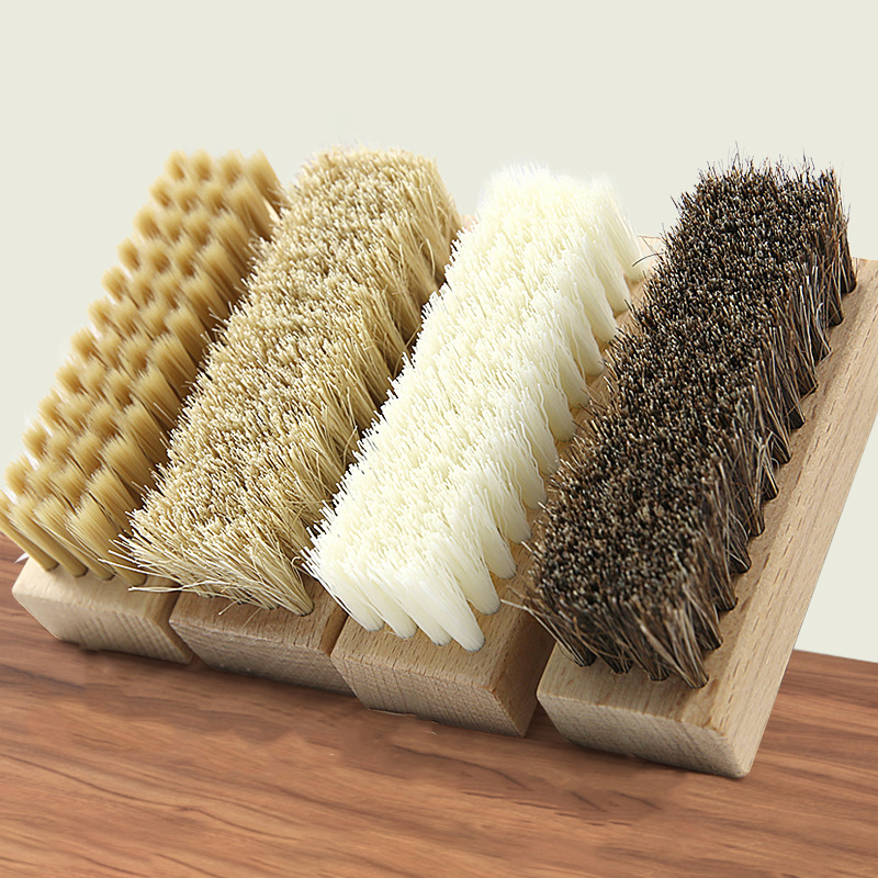 1PC Pig Bristles Shoe Brush Fo - Sneaker Cleaner 评论和价格