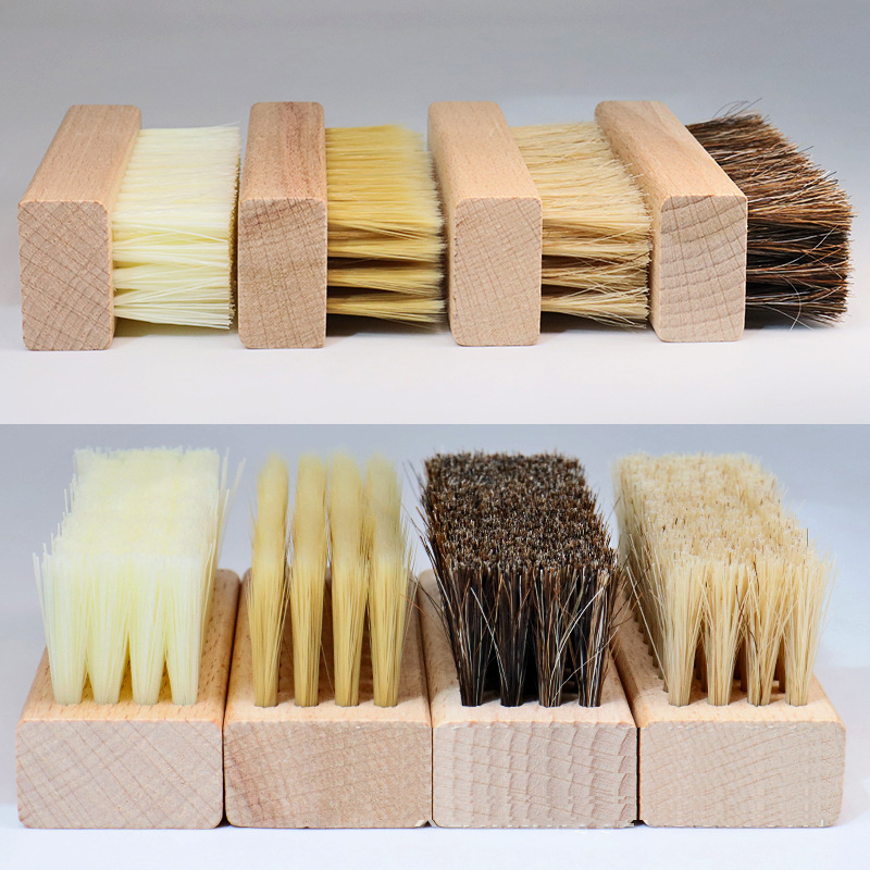 1PC Pig Bristles Shoe Brush Fo - Sneaker Cleaner 评论和价格