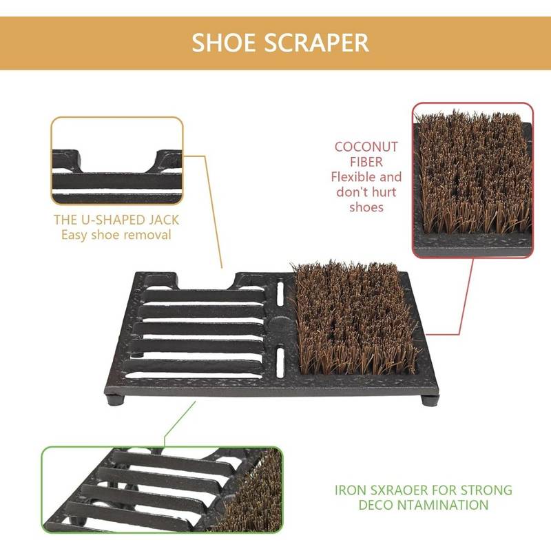 Heavy-Duty Cast Iron Boot Scra - Sneaker Care Spray 评论和价格