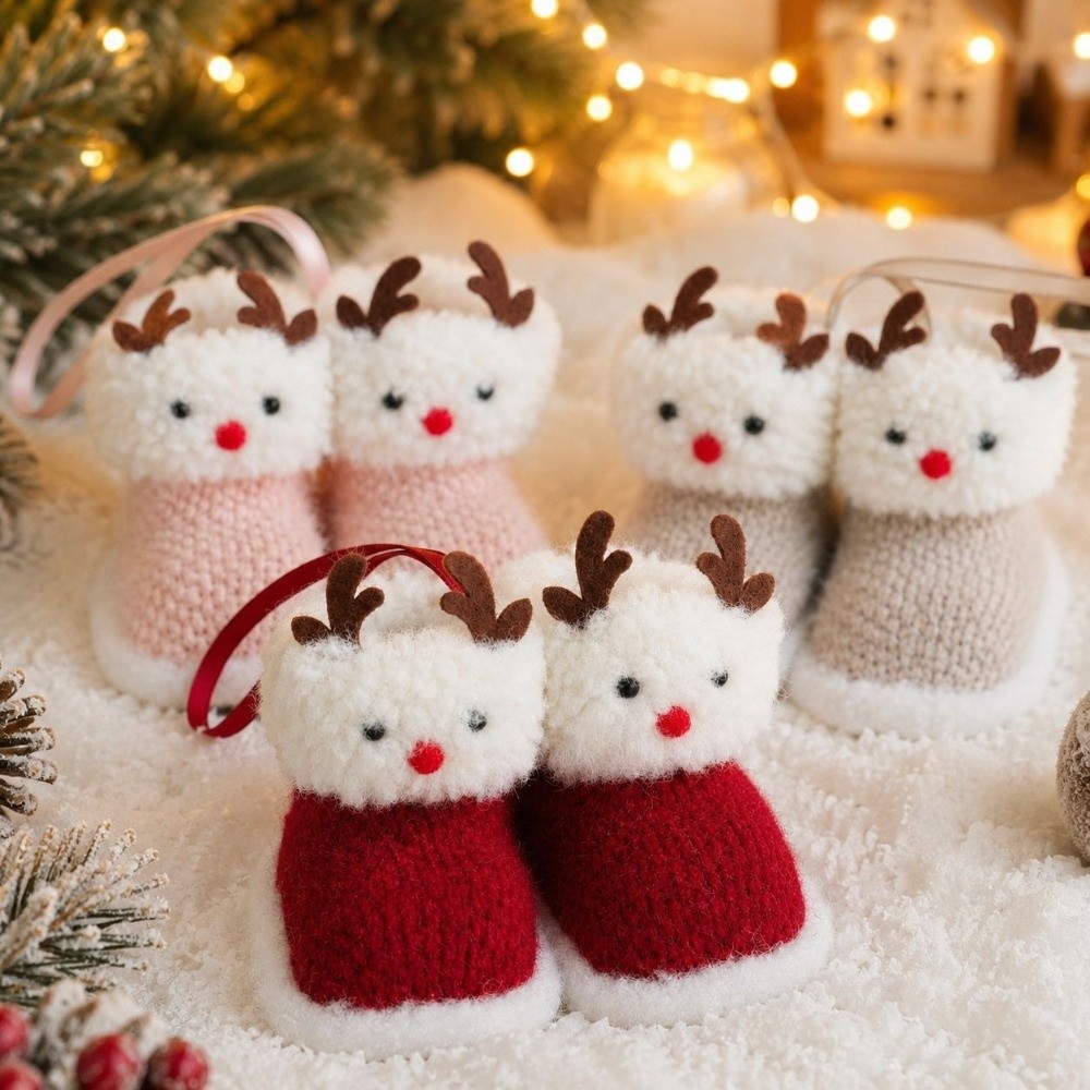 Mini Size Christmas Boots Pend - Shoe Tree 评论和价格