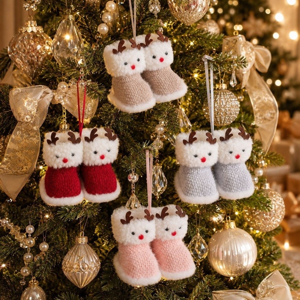 Mini Size Christmas Boots Pend - Shoe Tree 评论和价格